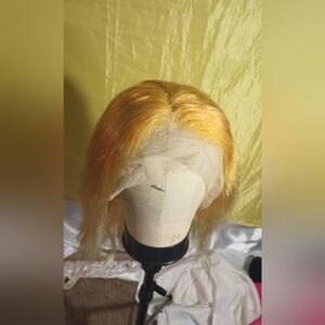 16 Inch 13x4HD Lace Golden Blonde 100% Human Hair Wig